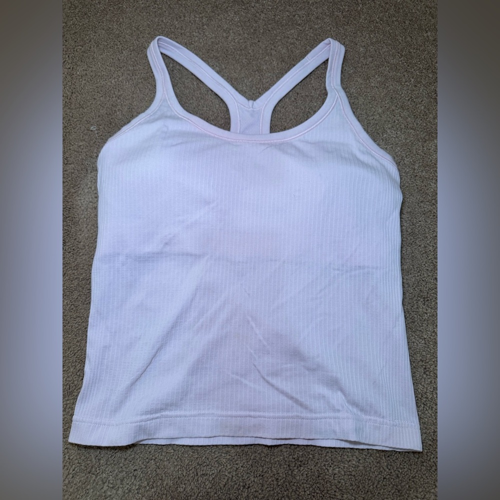 Lululemon Ebb to Street Tank in Light Pink